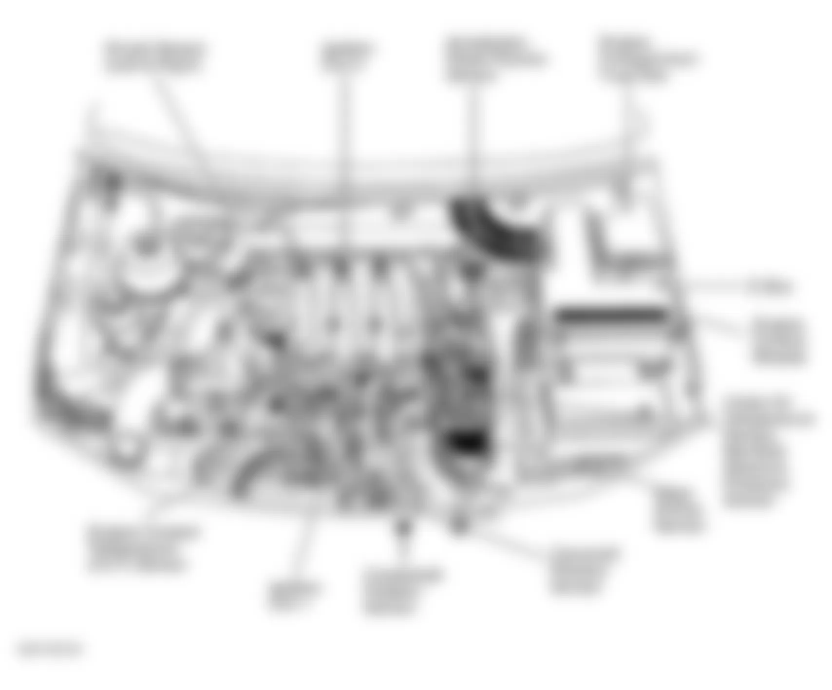 Land Rover Freelander HSE 2003 - Component Locations -  Engine Compartment