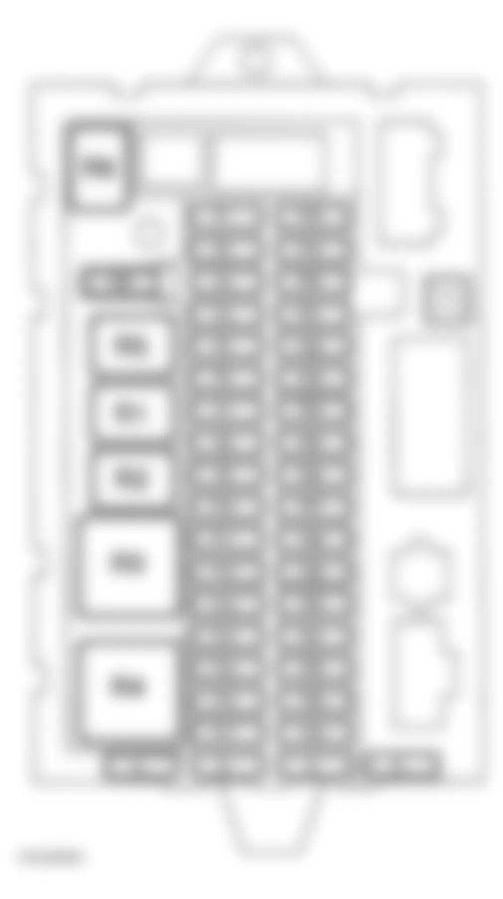 Land Rover Discovery HSE 2004 - Component Locations -  Passenger Compartment Fuse Box