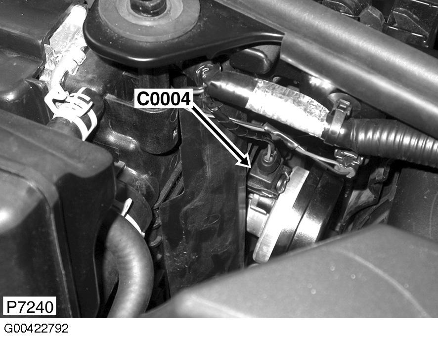 Land Rover Range Rover Sport HSE 2006 - Component Locations -  Right Front Of Engine Compartment