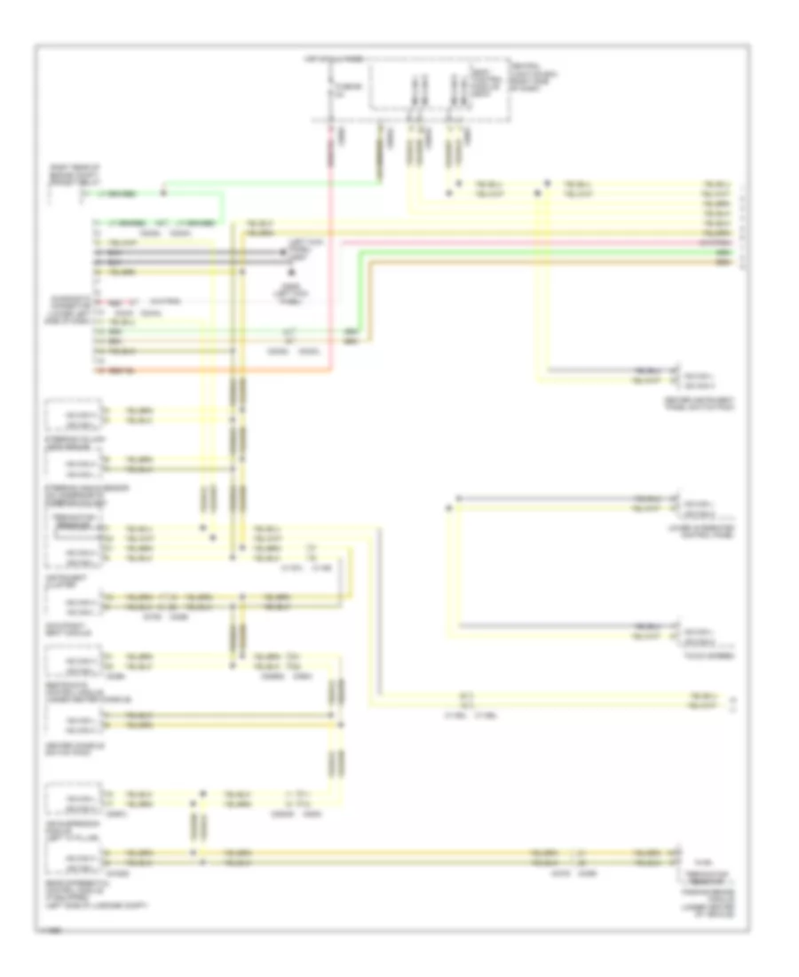 Diagnostic Socket Wiring Diagram 1 of 2 for Land Rover Discovery 4 2013