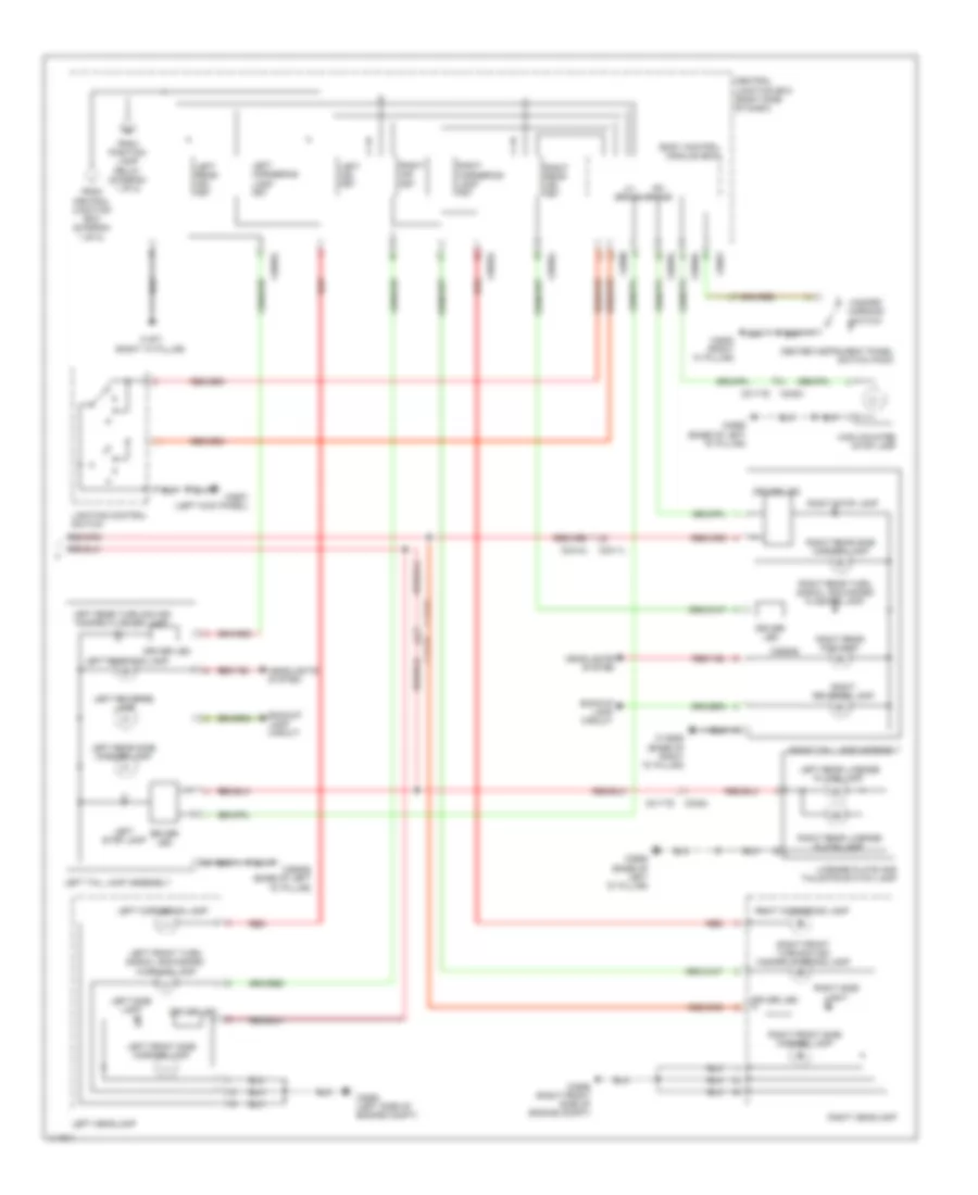 Exterior Lamps Wiring Diagram (2 of 2) for Land Rover Discovery 4 2013