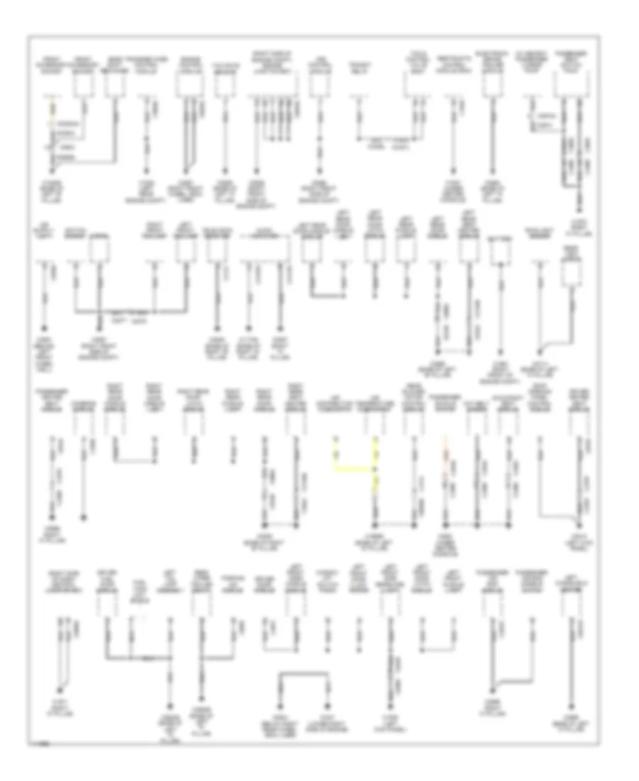 Ground Distribution Wiring Diagram 1 of 3 for Land Rover Discovery 4 2013