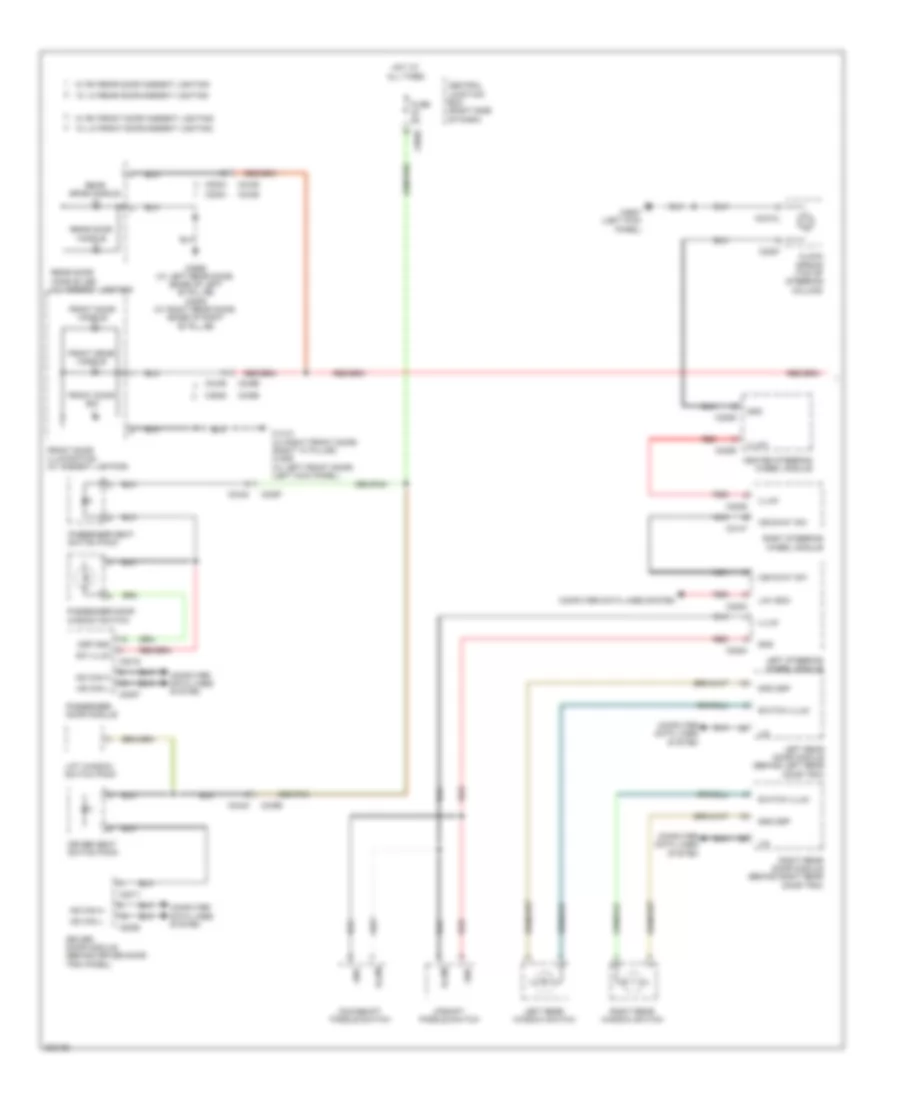 Instrument Illumination Wiring Diagram 1 of 2 for Land Rover Discovery 4 2013