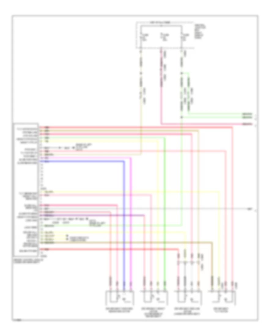 Memory Seat Wiring Diagram (1 of 2) for Land Rover Discovery 4 2013