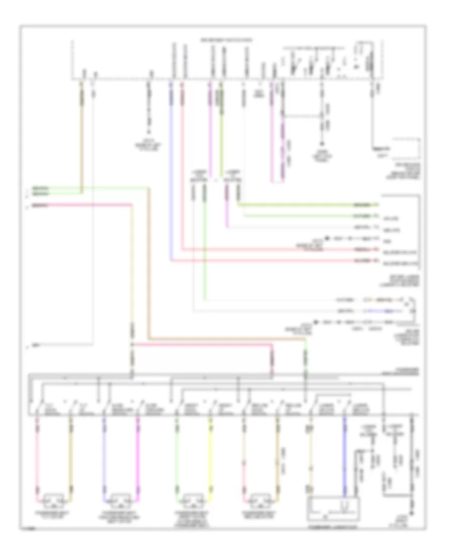 Memory Seat Wiring Diagram (2 of 2) for Land Rover Discovery 4 2013