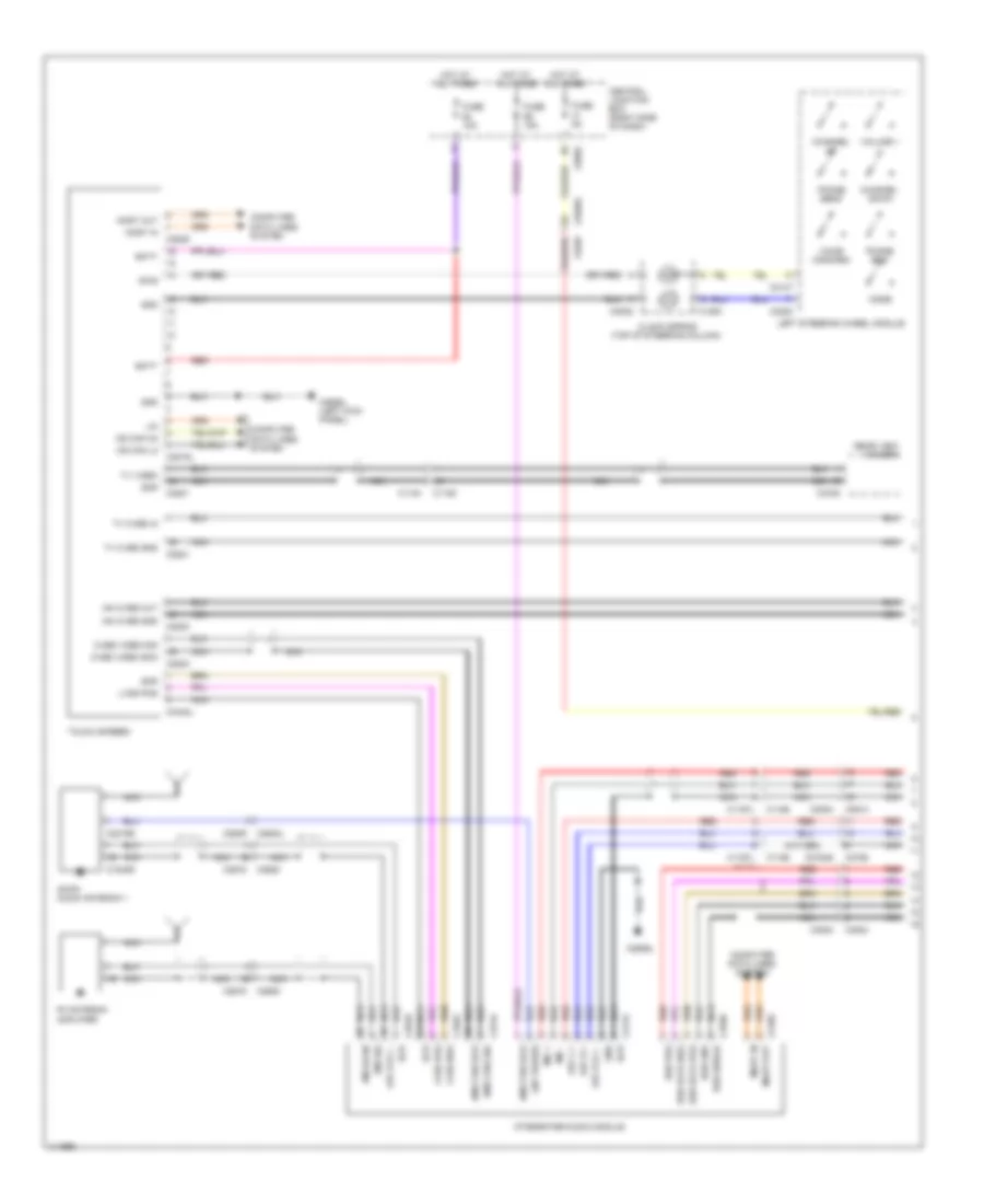 Navigation Wiring Diagram High Line 1 of 3 for Land Rover Discovery 4 2013