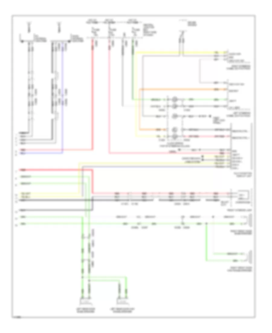 Navigation Wiring Diagram Low Line 2 of 2 for Land Rover Discovery 4 2013
