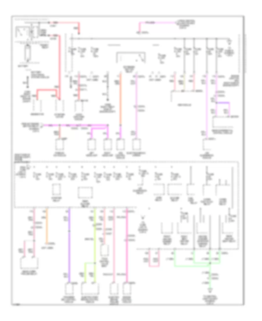Power Distribution Wiring Diagram 1 of 4 for Land Rover Discovery 4 2013