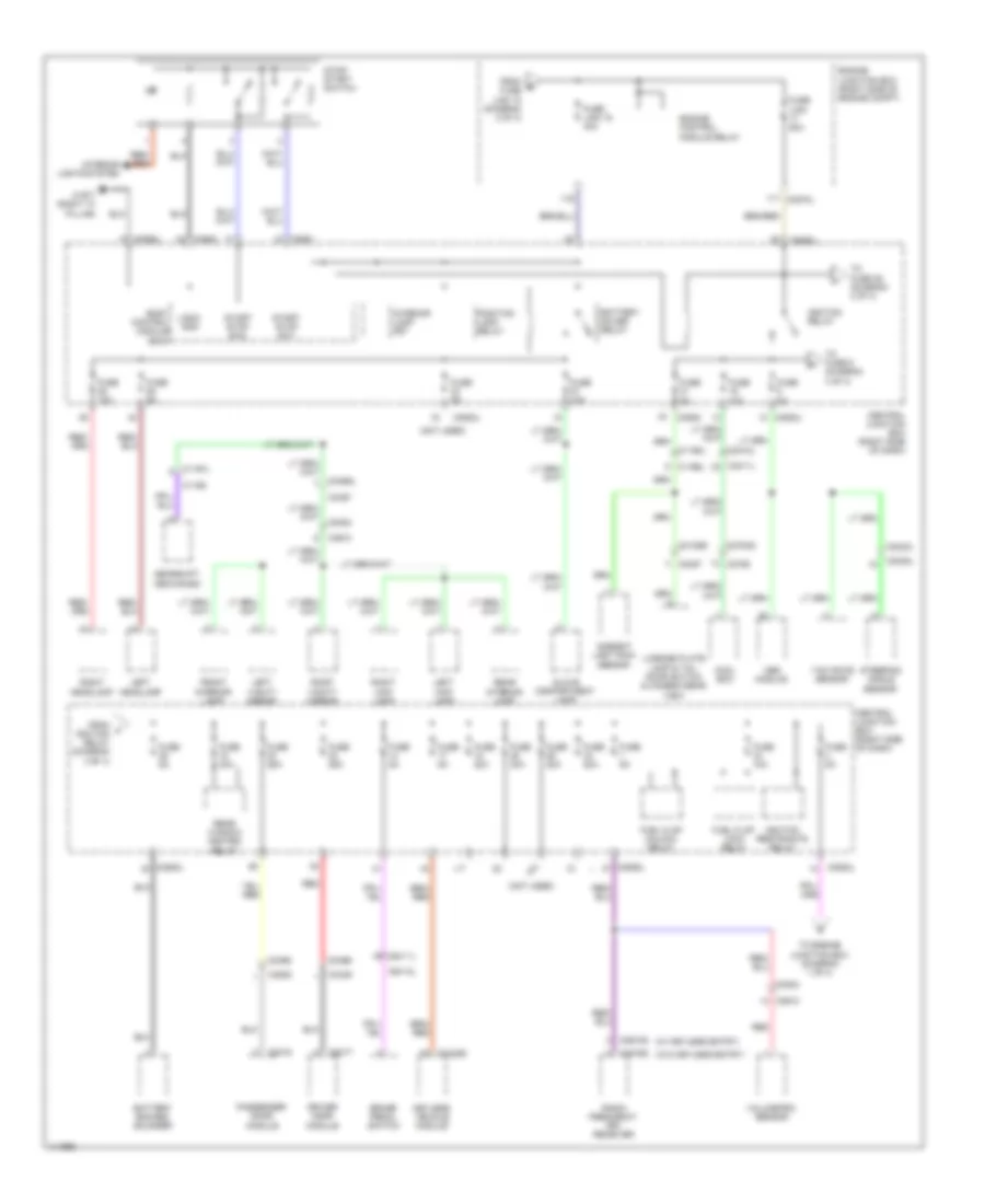 Power Distribution Wiring Diagram (3 of 4) for Land Rover Discovery 4 2013