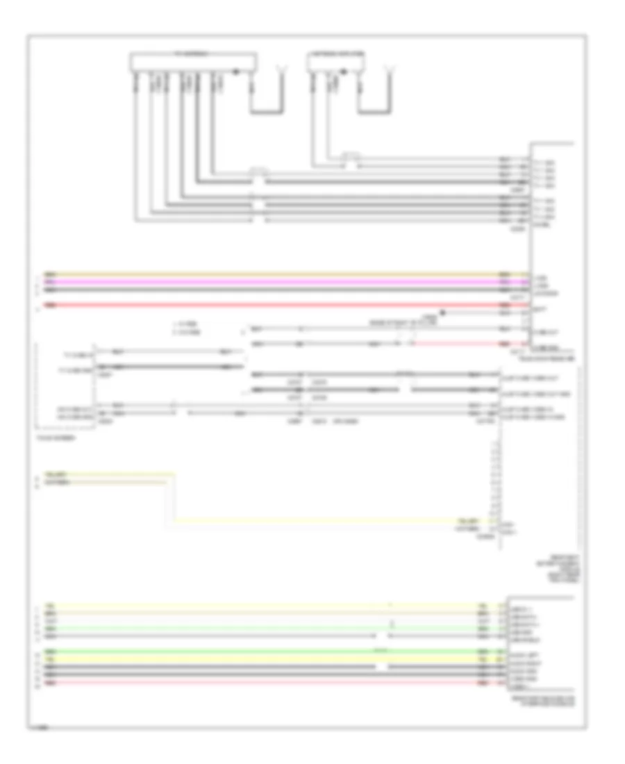 Rear Seat Entertainment Wiring Diagram (2 of 2) for Land Rover Discovery 4 2013