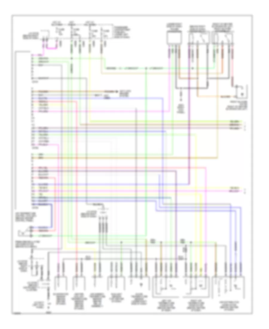 Air Conditioning Wiring Diagrams 1 of 2 for Land Rover Discovery Series II 1999