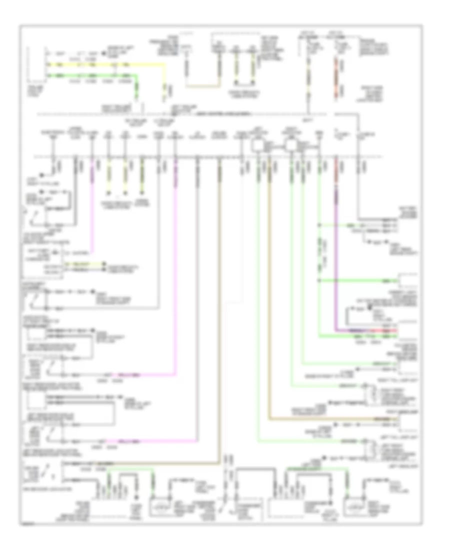 Anti-theft Wiring Diagram, Active for Land Rover Discovery 4 HSE 2013
