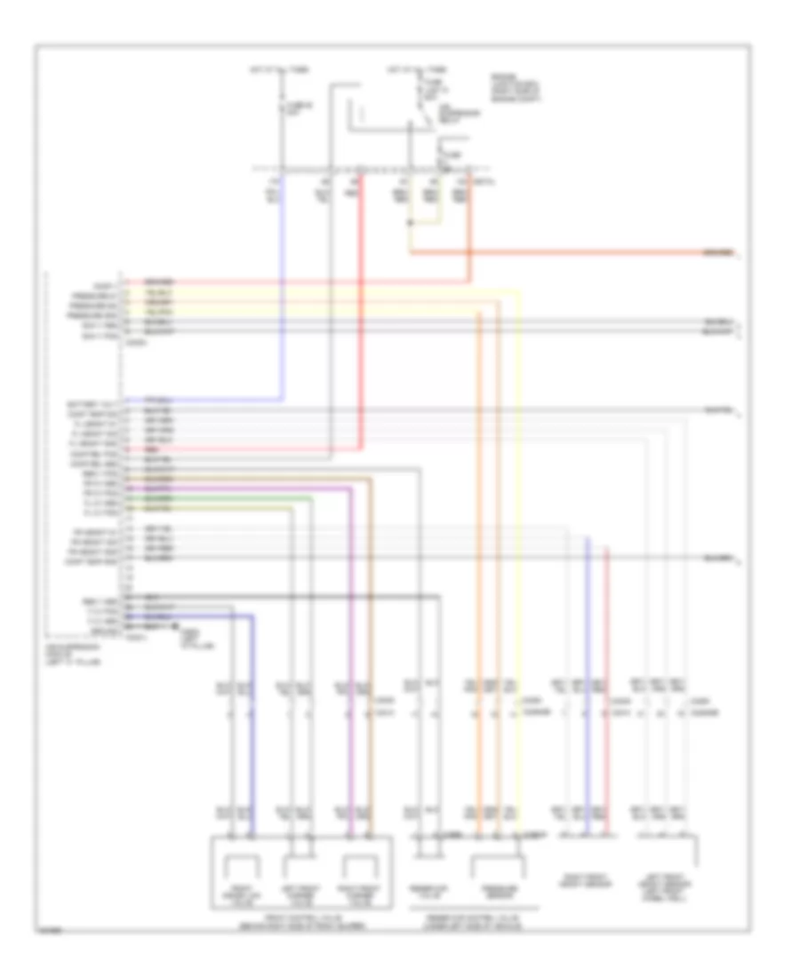 Electronic Suspension Wiring Diagram 1 of 2 for Land Rover Discovery 4 HSE 2013