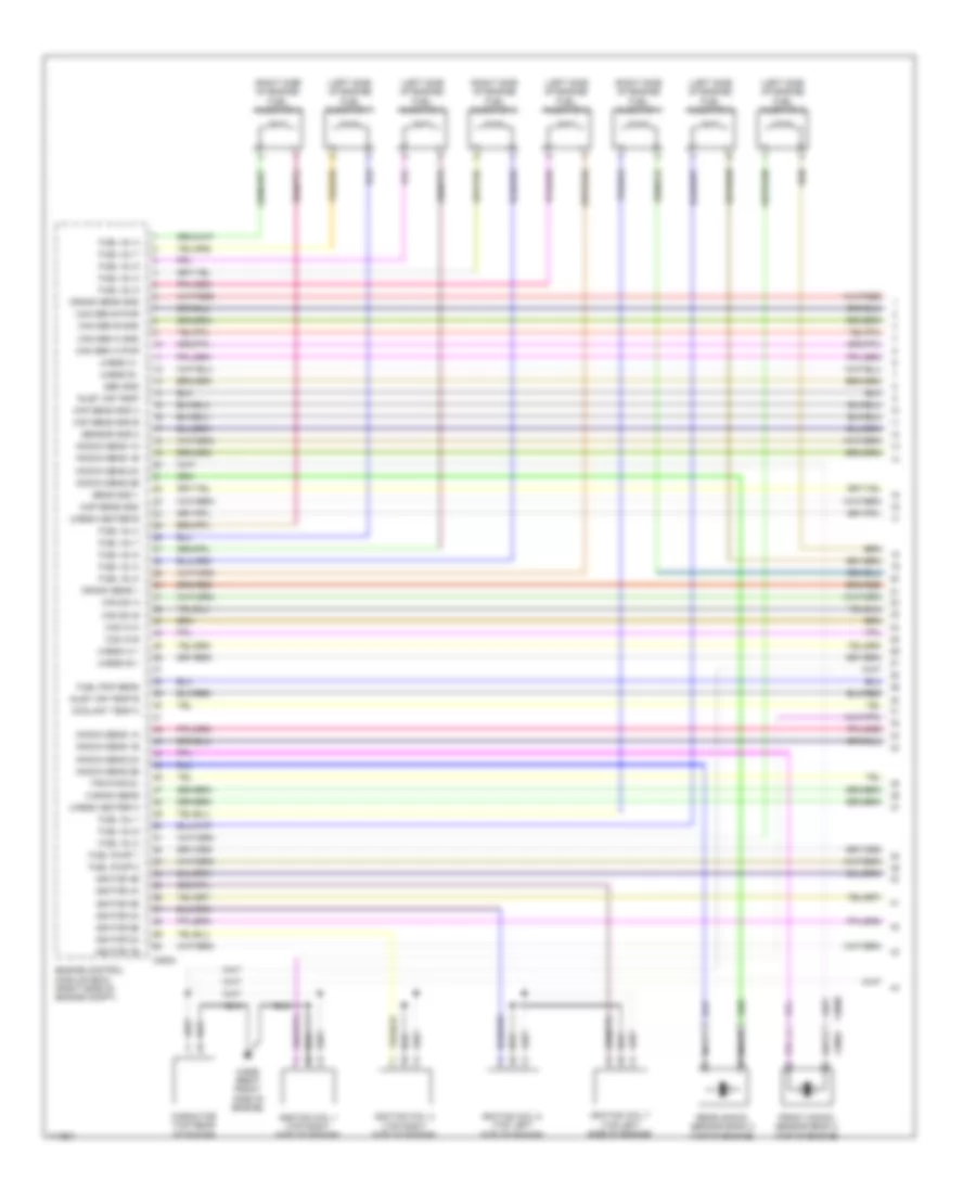 5.0L, Engine Performance Wiring Diagram (1 of 6) for Land Rover Discovery 4 HSE 2013