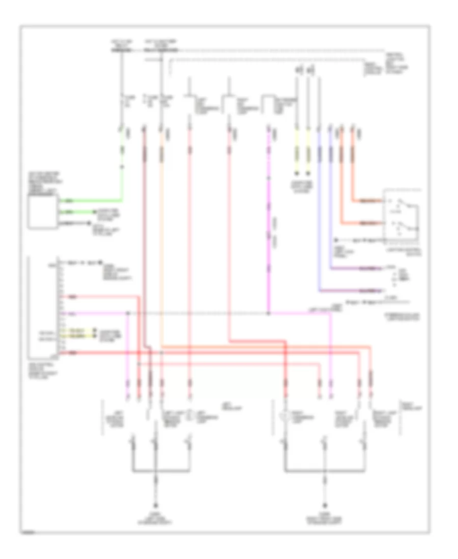 Adaptive Front Lighting Wiring Diagram for Land Rover Discovery 4 HSE 2013