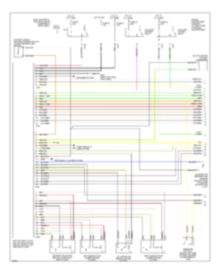Automatic A C Wiring Diagram 1 of 2 for Land Rover Range Rover 1999