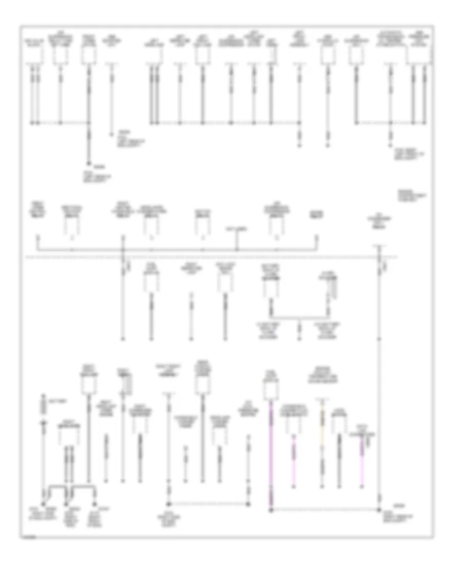 Ground Distribution Wiring Diagram 1 of 4 for Land Rover Range Rover 1999