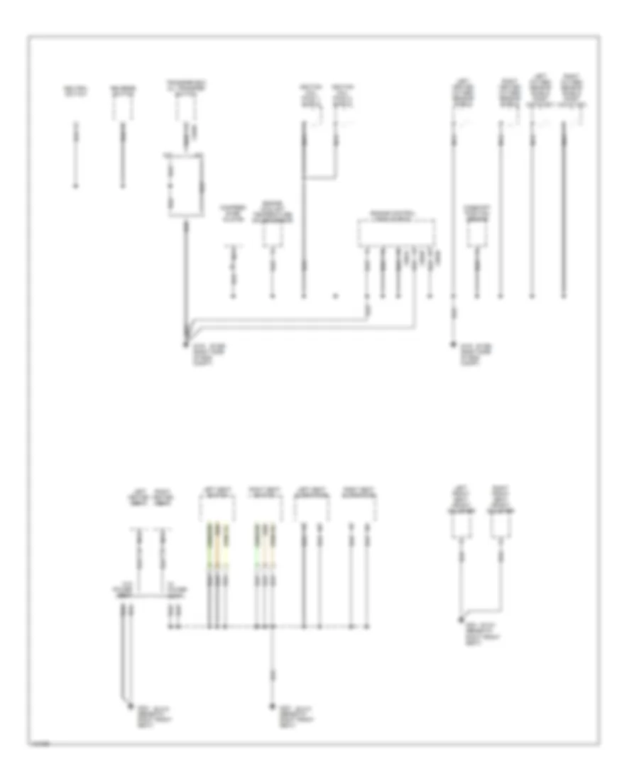 Ground Distribution Wiring Diagram 4 of 4 for Land Rover Range Rover 1999