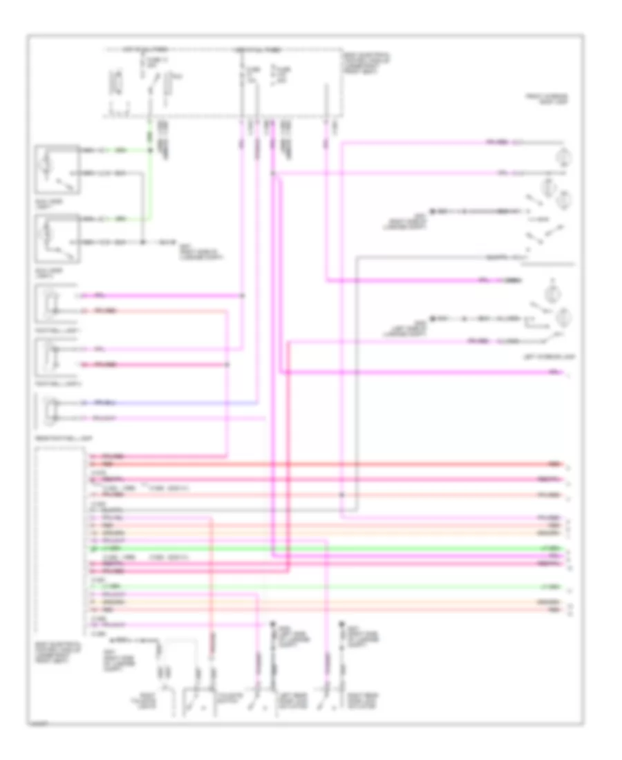 Courtesy Lamps Wiring Diagram 1 of 2 for Land Rover Range Rover 1999