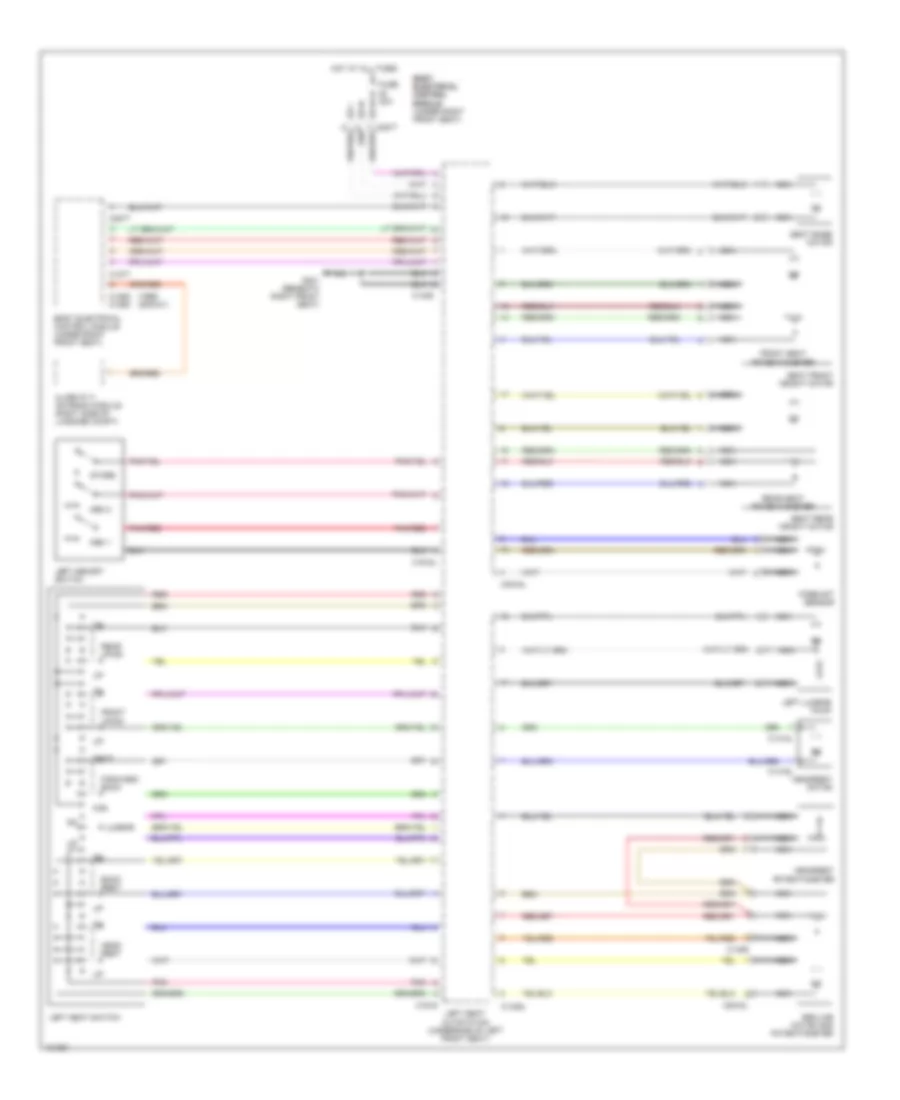 Memory Seat Wiring Diagram 1 of 2 for Land Rover Range Rover 1999