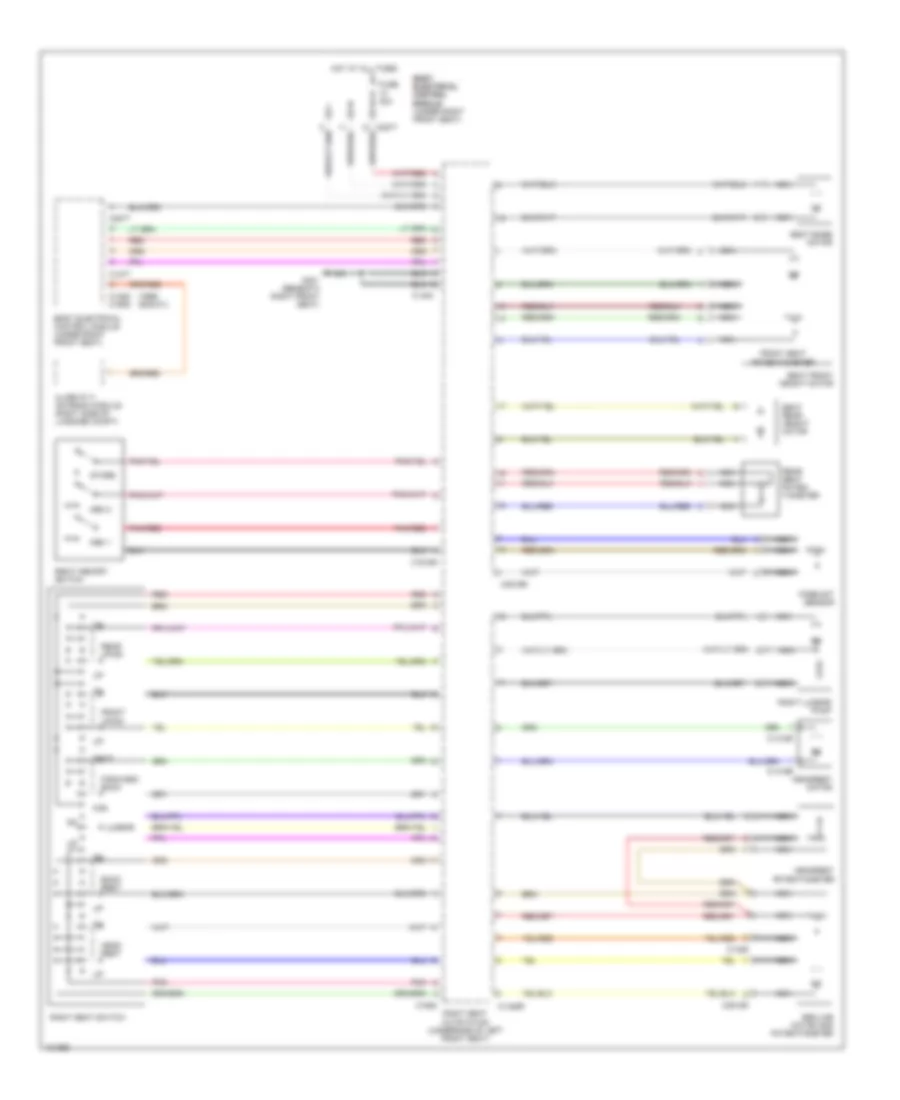 Memory Seat Wiring Diagram (2 of 2) for Land Rover Range Rover 1999
