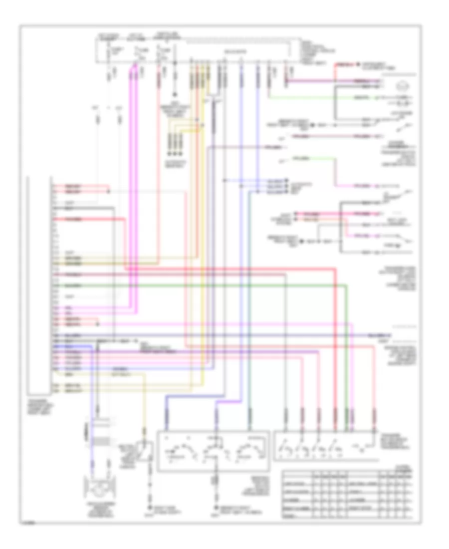 4WD Wiring Diagram for Land Rover Range Rover 1999