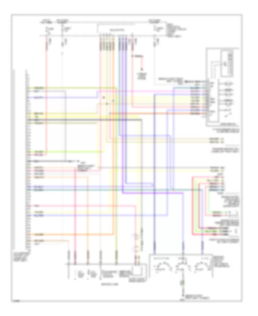 AT Wiring Diagram for Land Rover Range Rover 1999