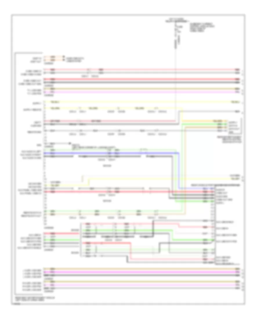 Rear Seat Entertainment Wiring Diagram (1 of 3) for Land Rover Range Rover 2013