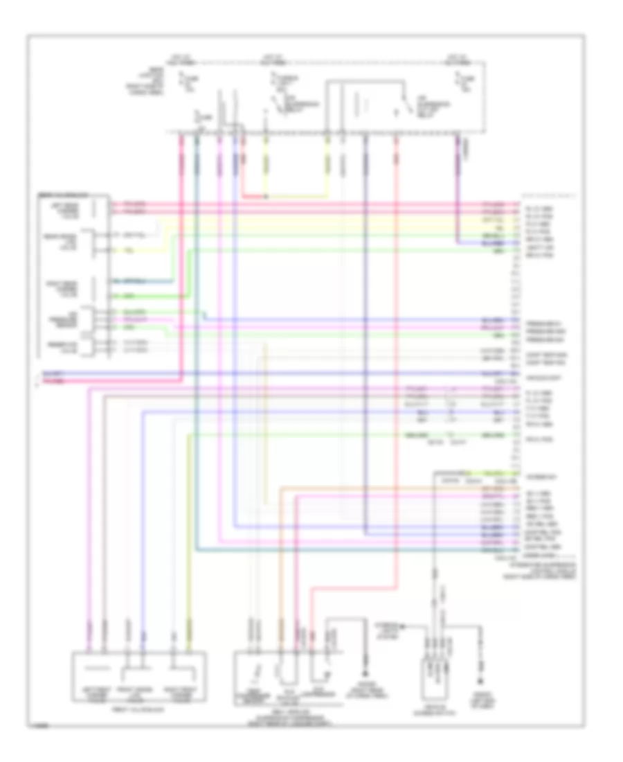 Air Suspension Wiring Diagram (2 of 2) for Land Rover Range Rover 2013