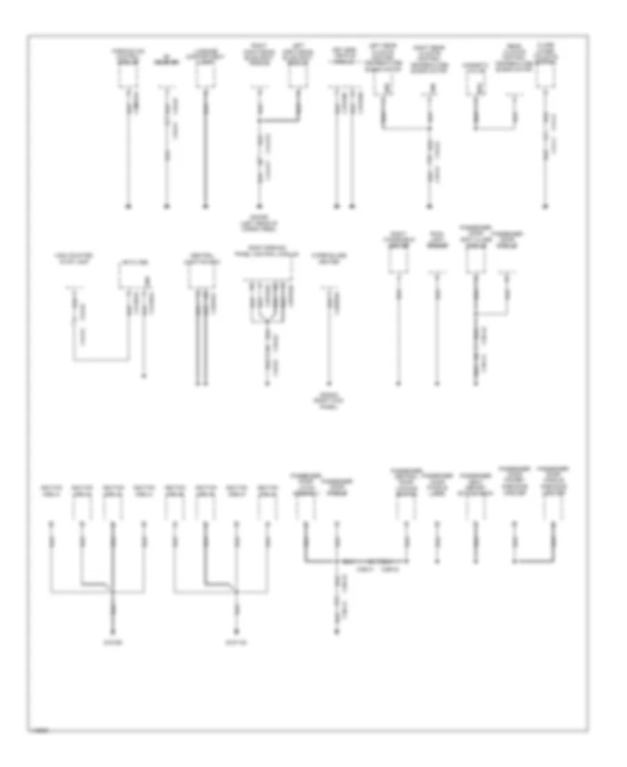 Ground Distribution Wiring Diagram (3 of 7) for Land Rover Range Rover 2013