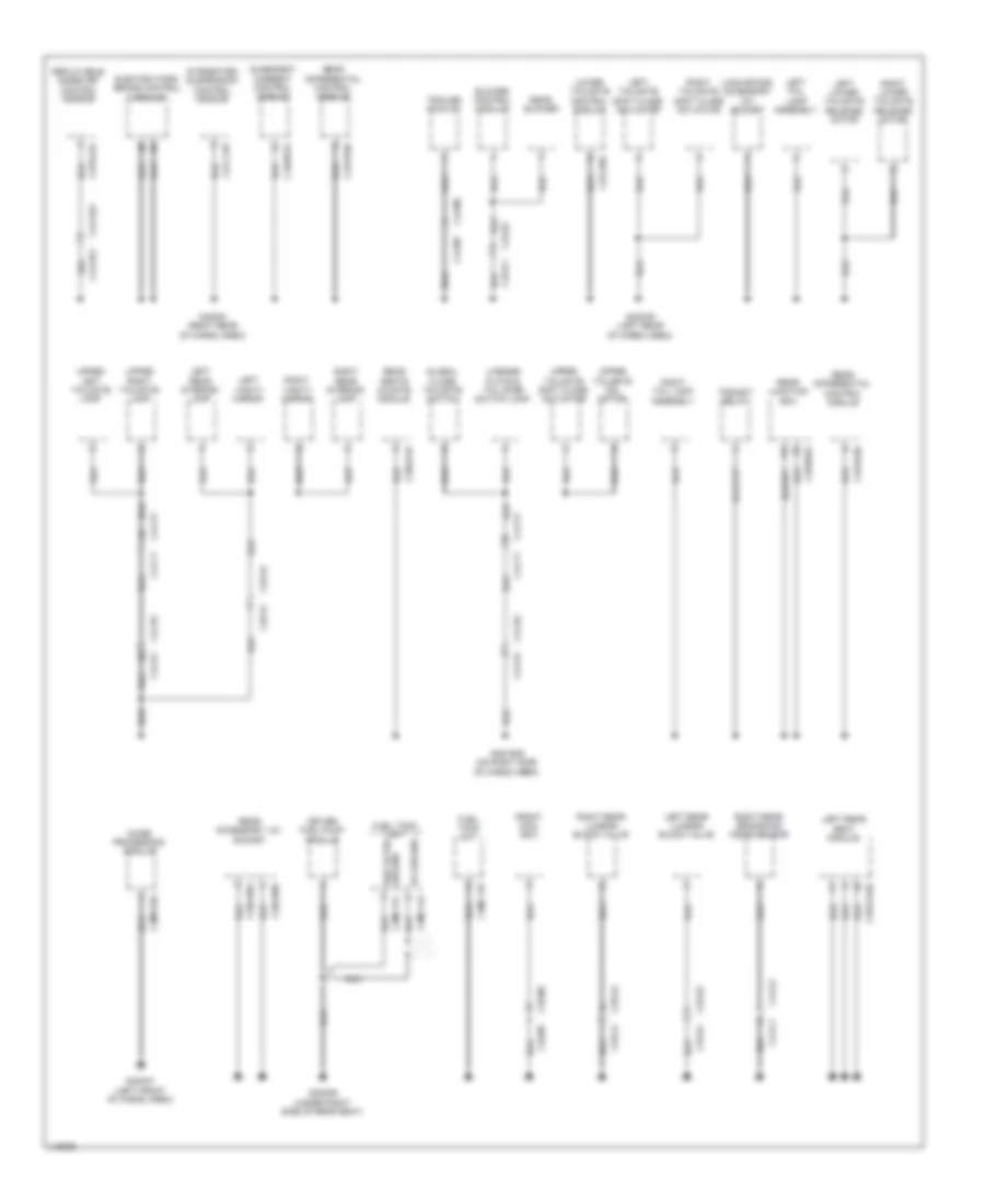 Ground Distribution Wiring Diagram (5 of 7) for Land Rover Range Rover 2013
