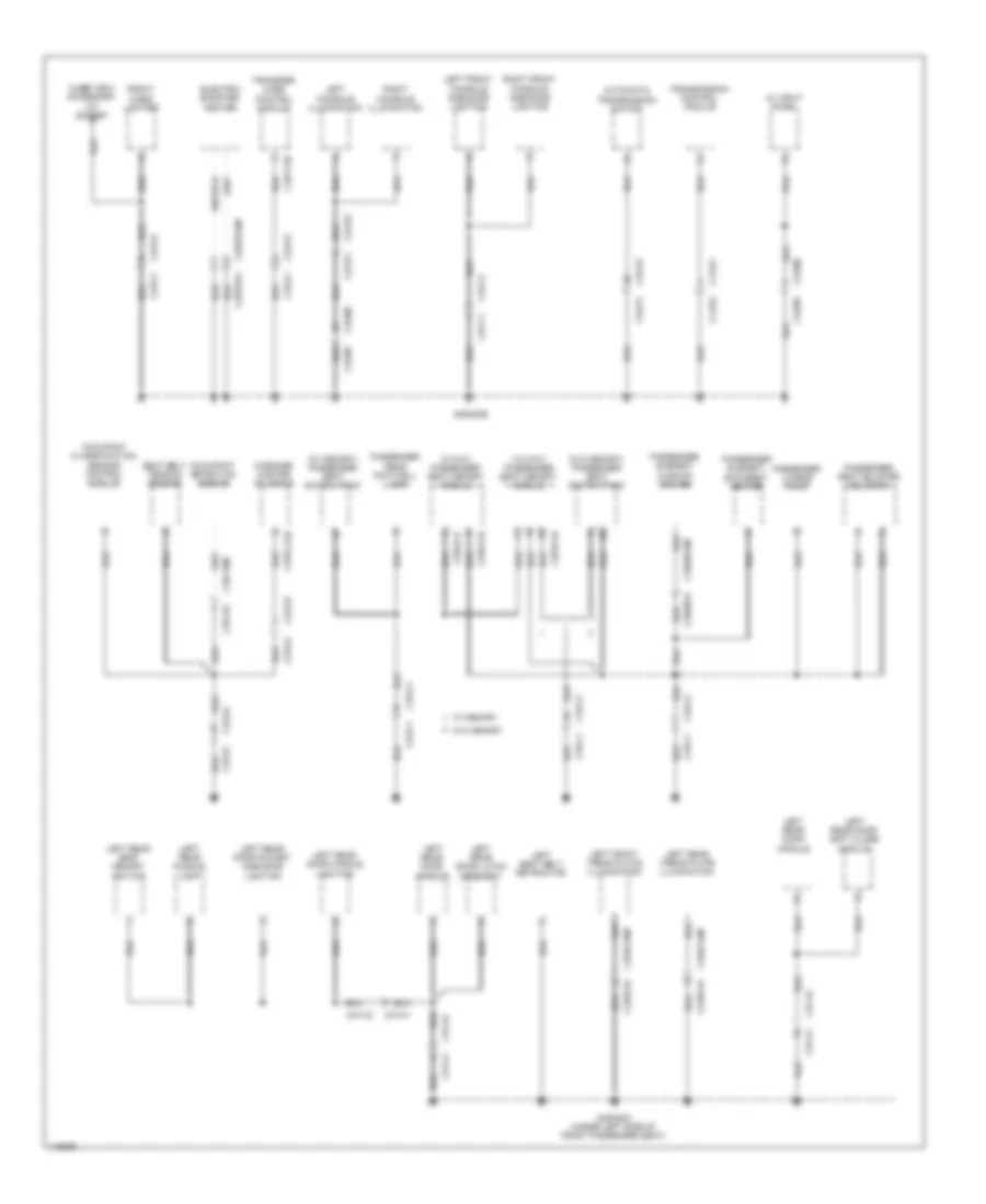 Ground Distribution Wiring Diagram (6 of 7) for Land Rover Range Rover 2013