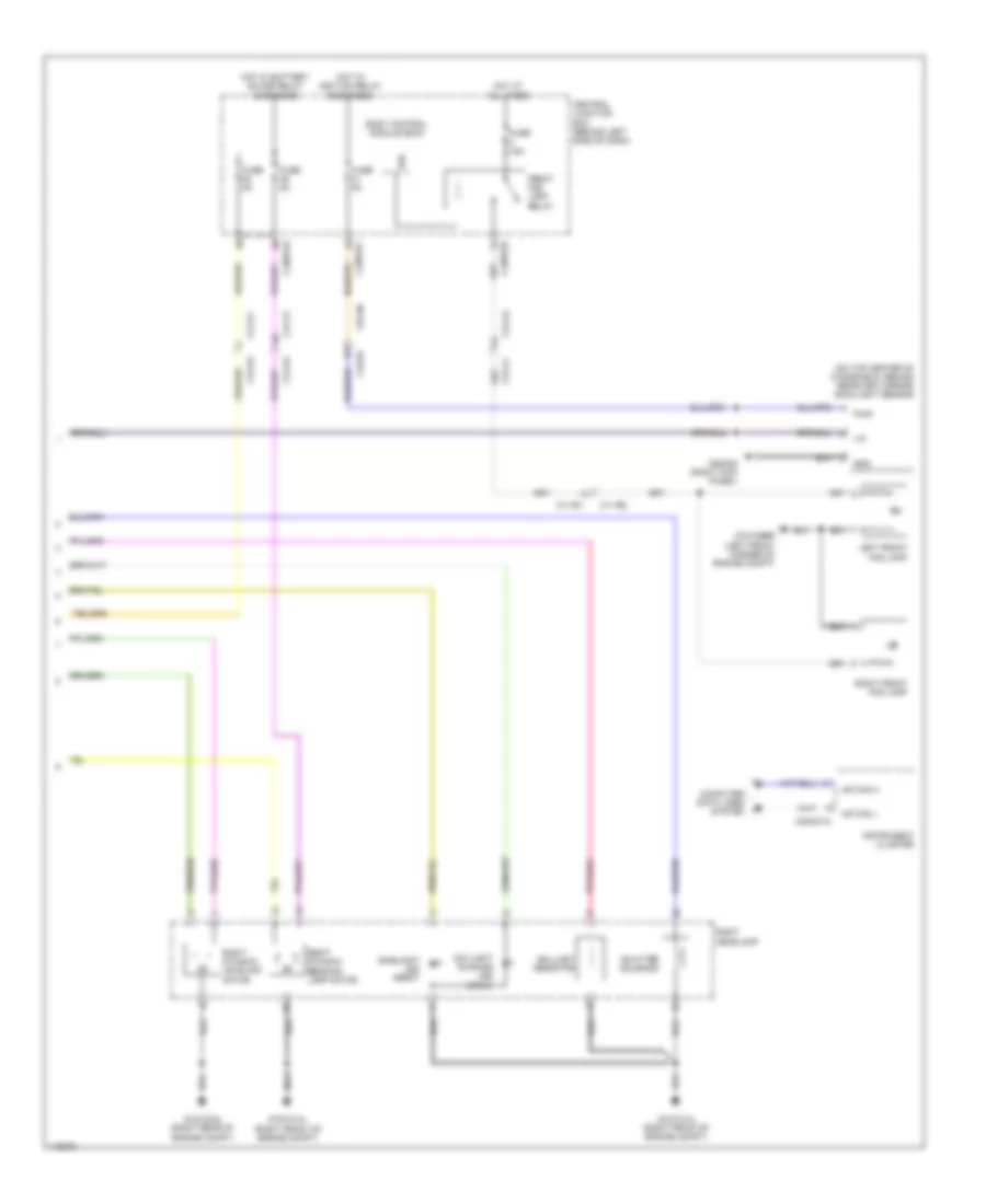 Headlights Wiring Diagram (2 of 2) for Land Rover Range Rover 2013