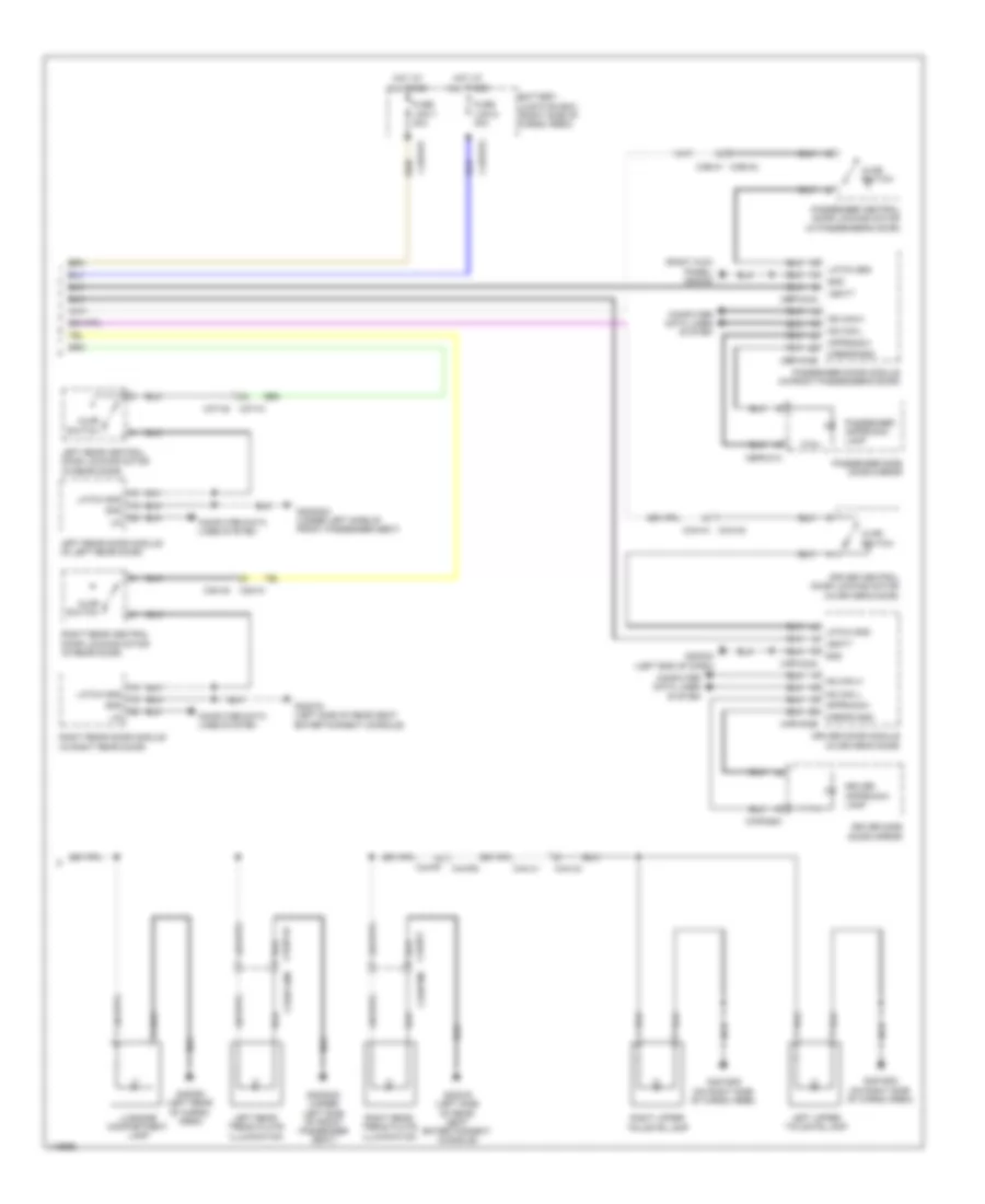 Courtesy Lamps Wiring Diagram (2 of 2) for Land Rover Range Rover 2013