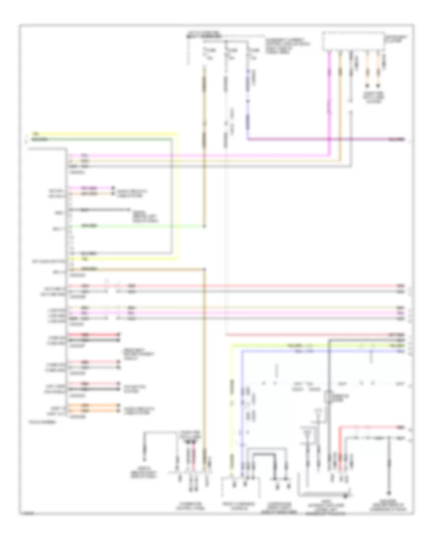 Navigation Wiring Diagram, 19-Speaker System (4 of 5) for Land Rover Range Rover 2013