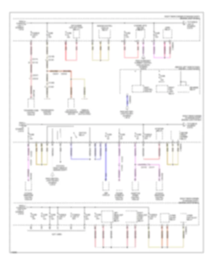 Power Distribution Wiring Diagram (2 of 9) for Land Rover Range Rover 2013