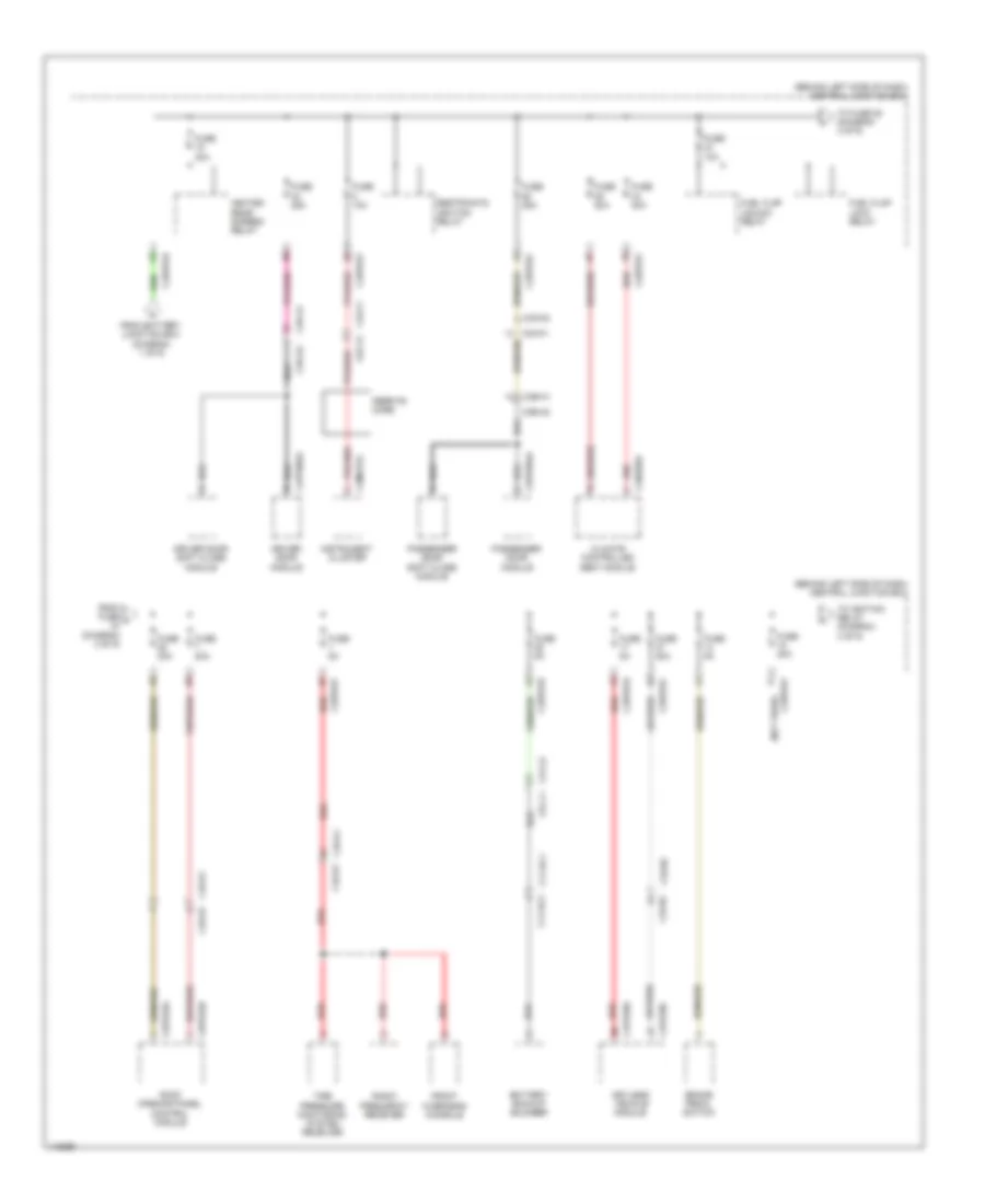 Power Distribution Wiring Diagram (3 of 9) for Land Rover Range Rover 2013