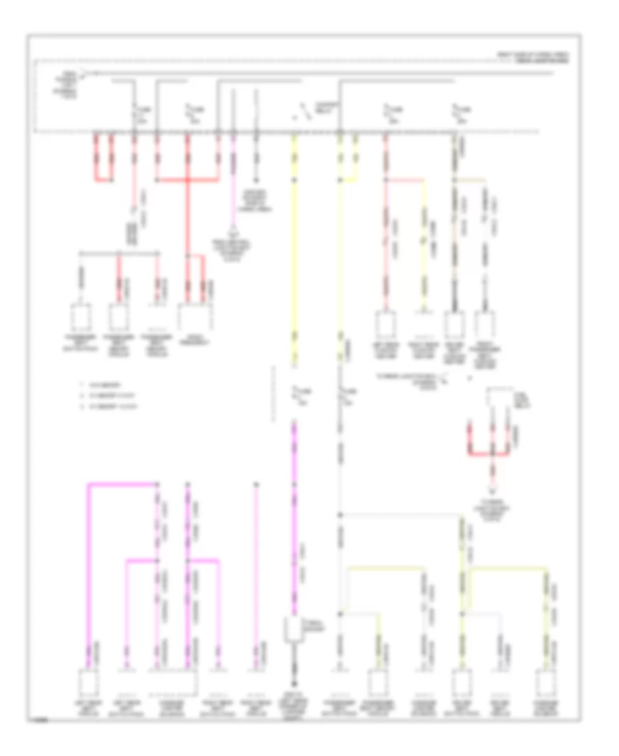 Power Distribution Wiring Diagram (8 of 9) for Land Rover Range Rover 2013