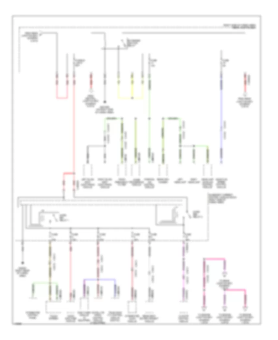 Power Distribution Wiring Diagram (9 of 9) for Land Rover Range Rover 2013