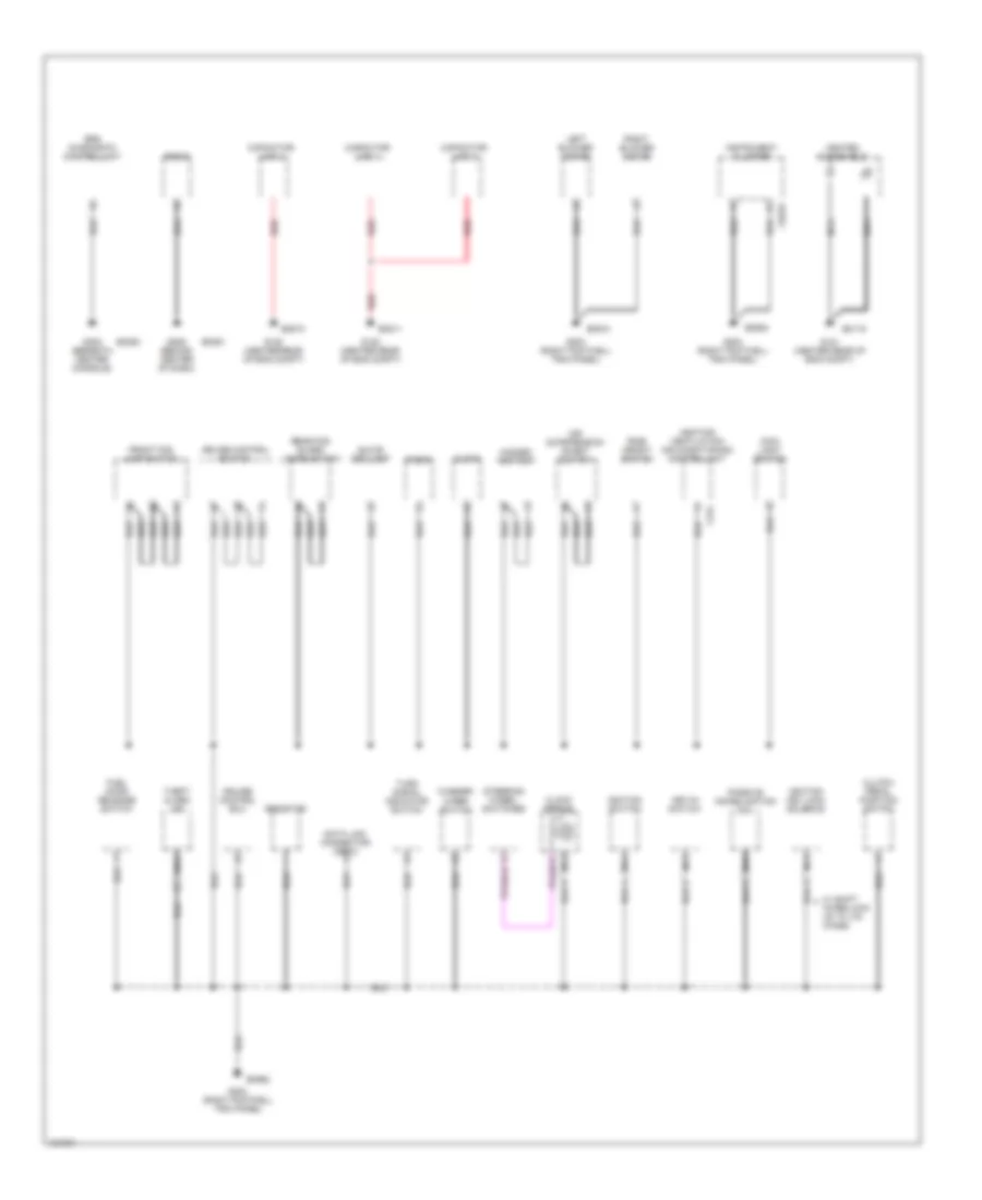 Ground Distribution Wiring Diagram 2 of 4 for Land Rover Range Rover S 1999