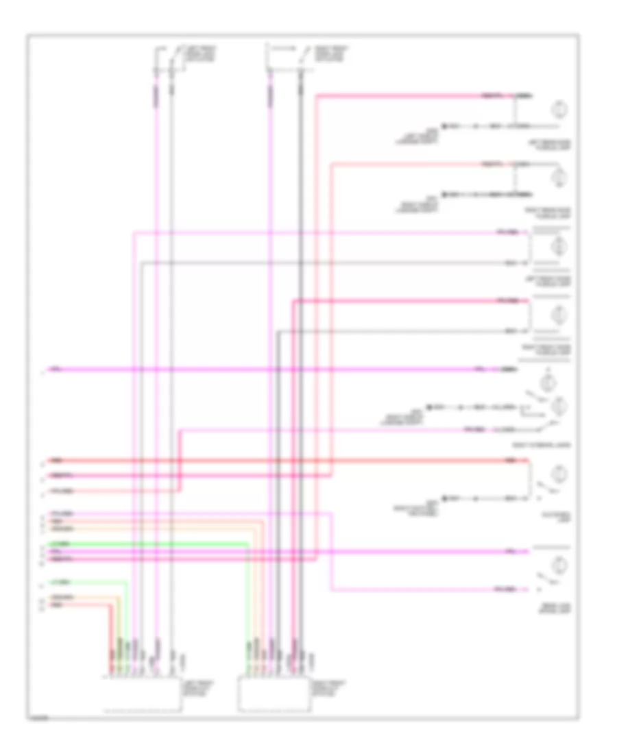 Courtesy Lamps Wiring Diagram 2 of 2 for Land Rover Range Rover S 1999