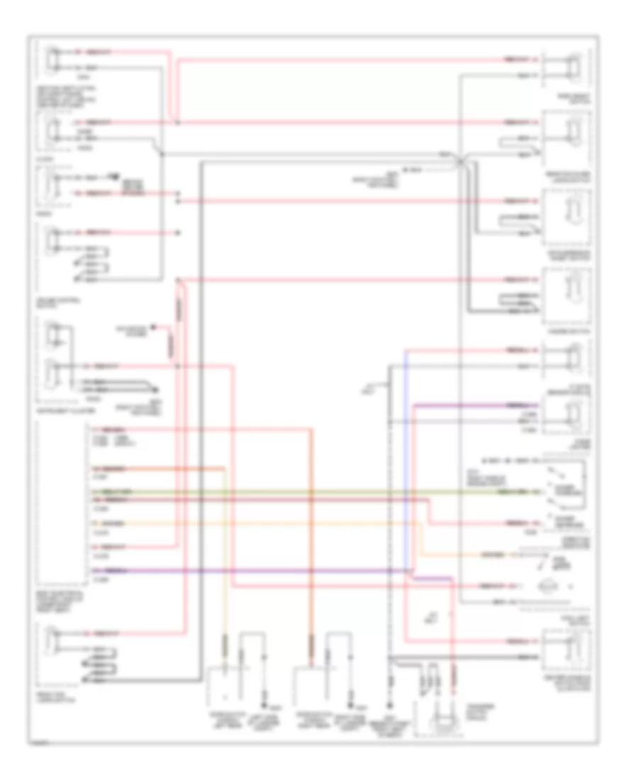 Instrument Illumination Wiring Diagram for Land Rover Range Rover S 1999