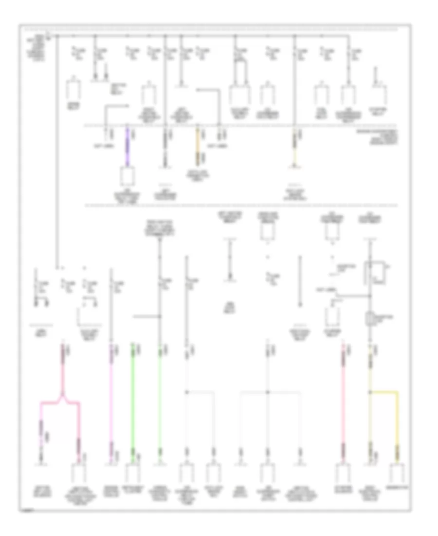 Power Distribution Wiring Diagram 3 of 4 for Land Rover Range Rover S 1999