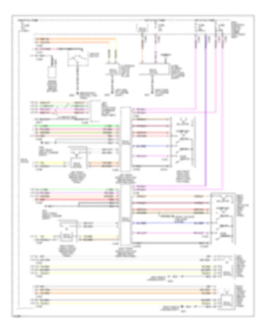 Power Door Lock Wiring Diagram 1 of 2 for Land Rover Range Rover S 1999