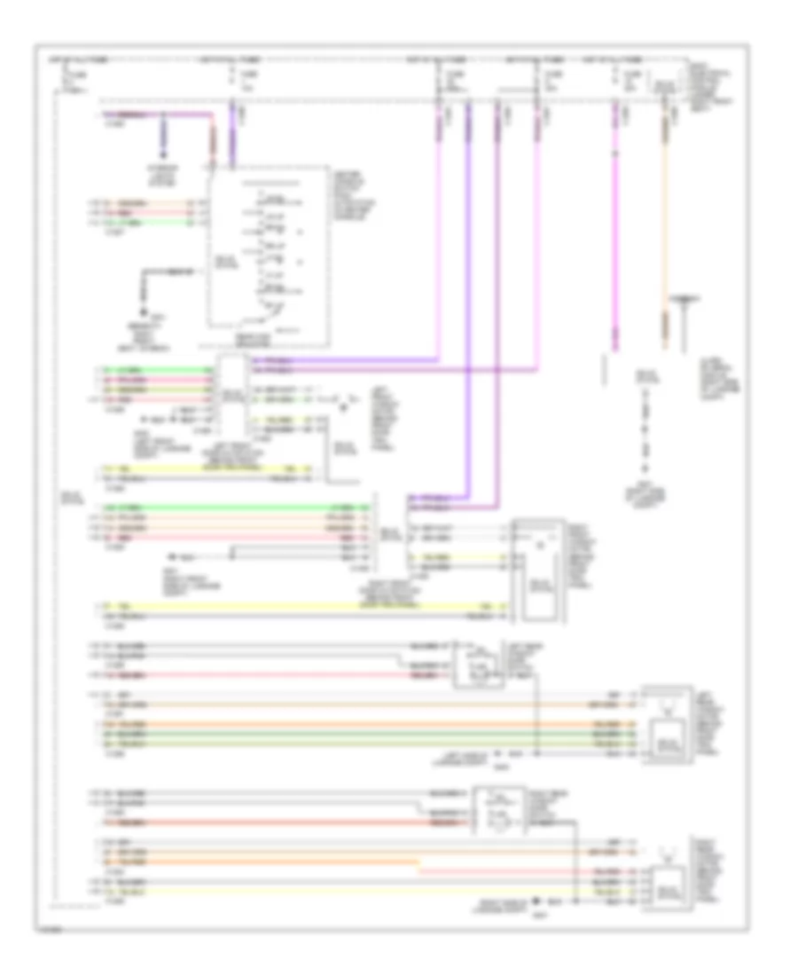 Power Window Wiring Diagram for Land Rover Range Rover S 1999