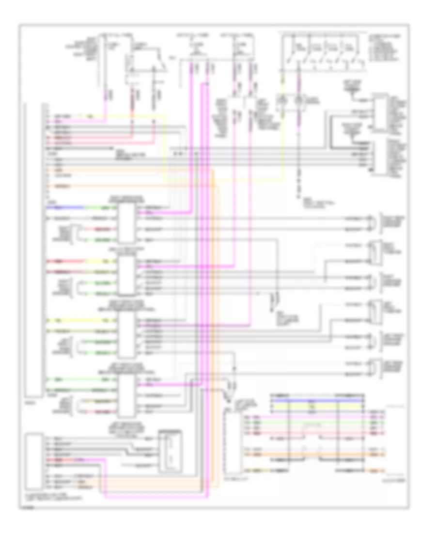 Radio Wiring Diagram Highline for Land Rover Range Rover S 1999