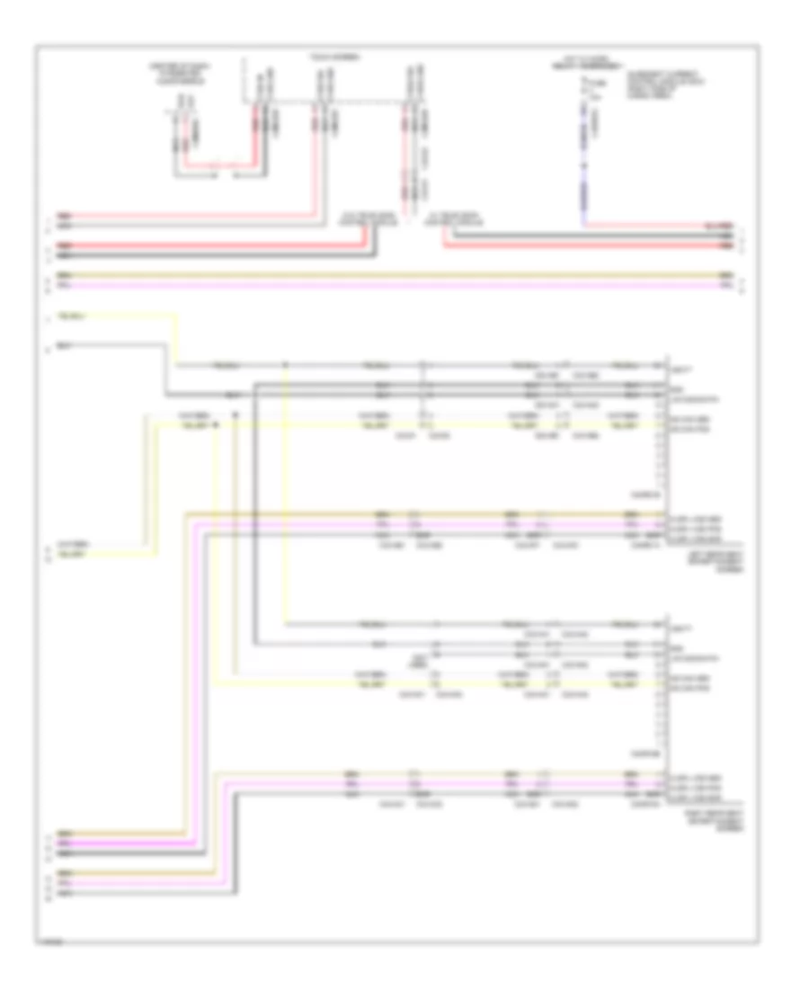 Rear Seat Entertainment Wiring Diagram (2 of 3) for Land Rover Range Rover Autobiography 2013