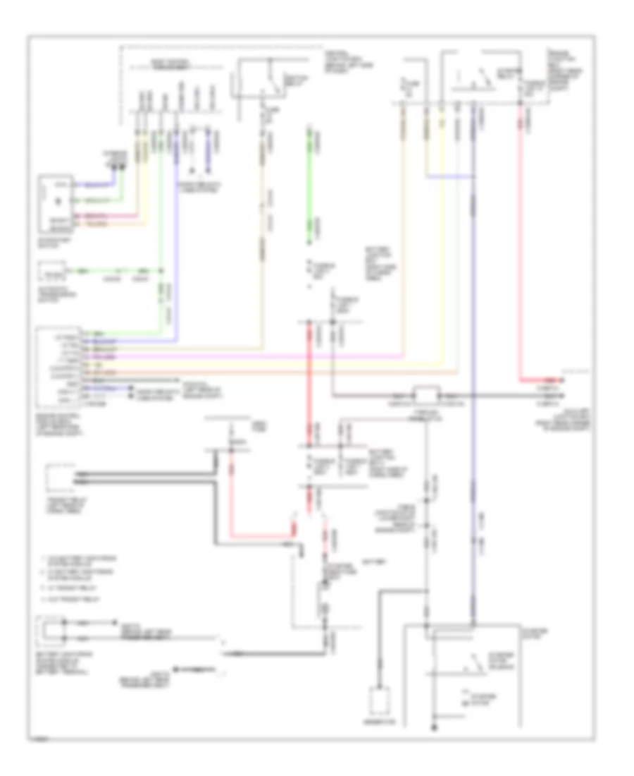 Starting Wiring Diagram for Land Rover Range Rover Autobiography 2013