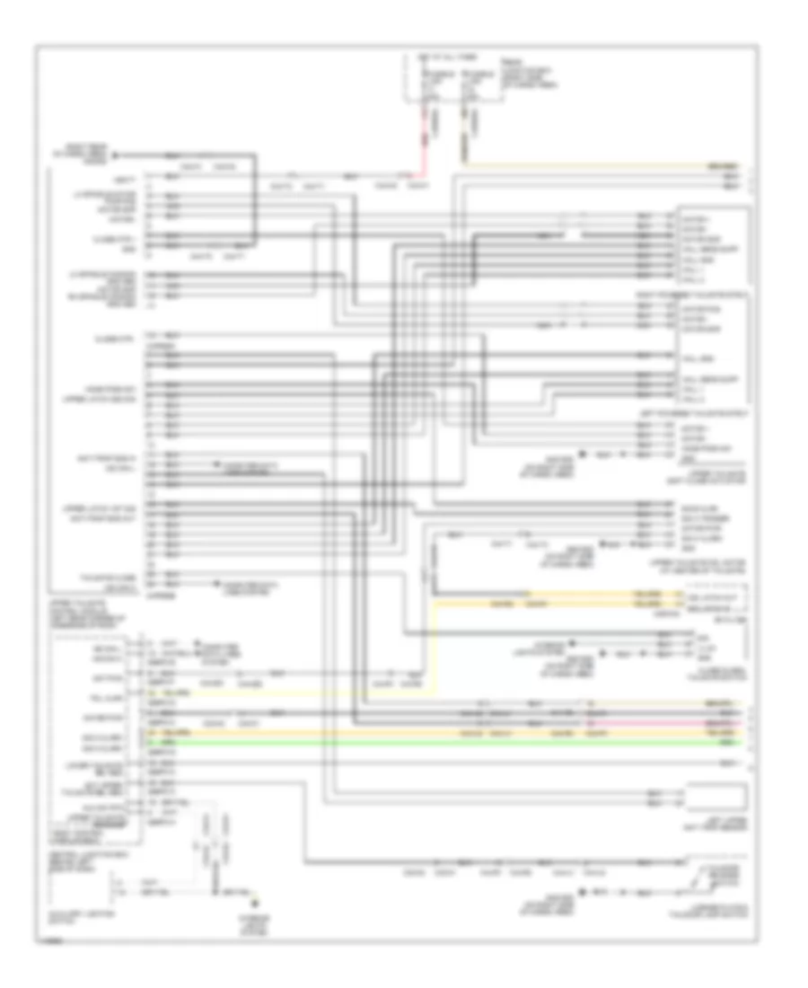 Power Tailgate Wiring Diagram 1 of 2 for Land Rover Range Rover Autobiography 2013