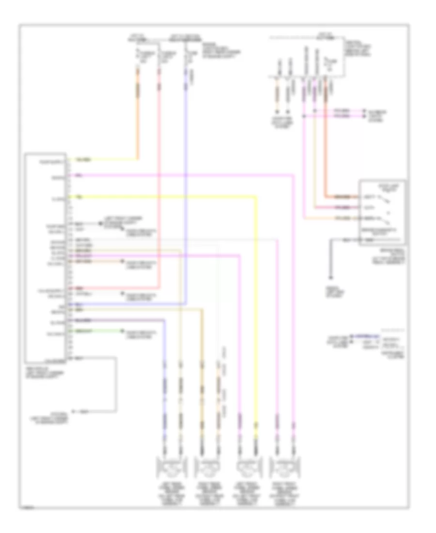 Anti Lock Brake Wiring Diagram for Land Rover Range Rover Autobiography 2013